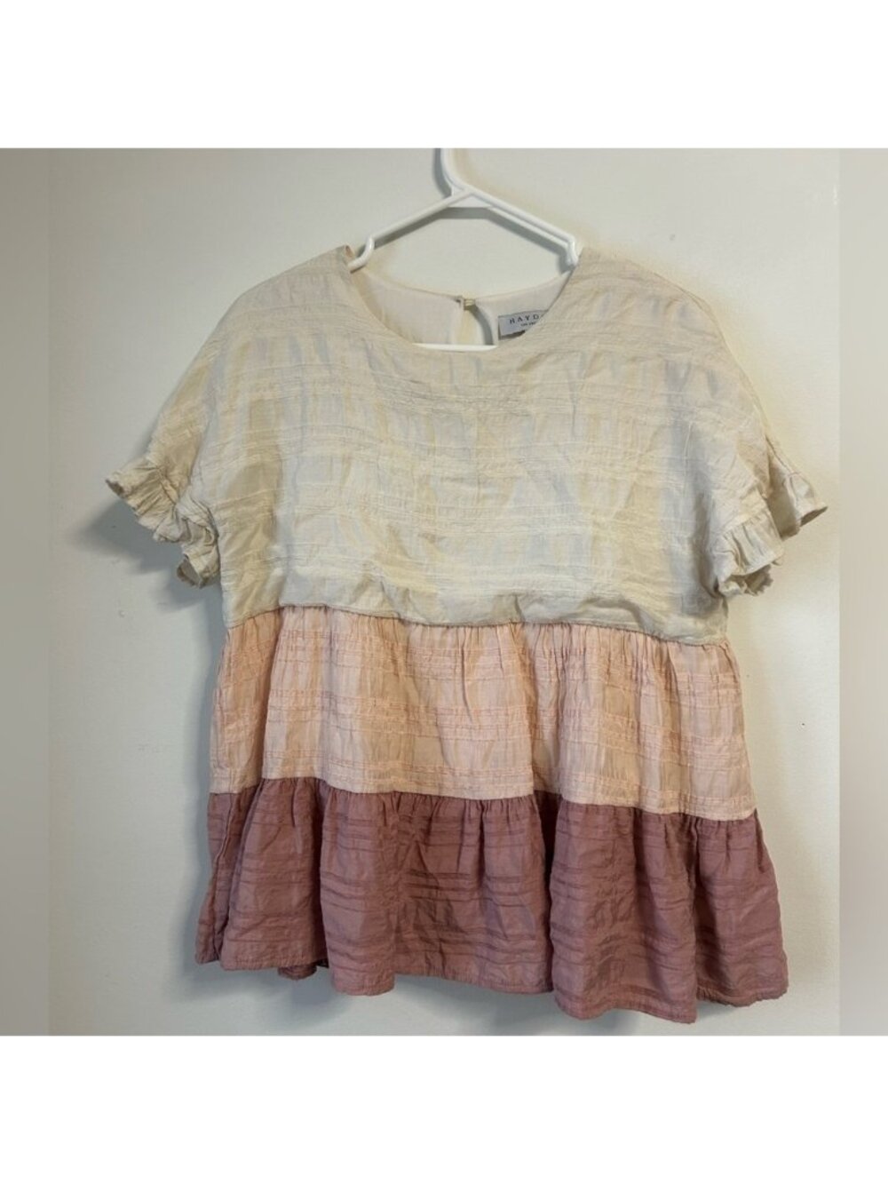 Hayden‎ Textured Colourblock Blouse
